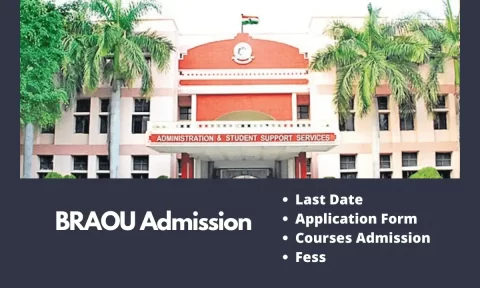 BRAOU Admission 2025-26 Last Date, Application Form, Courses, Fee