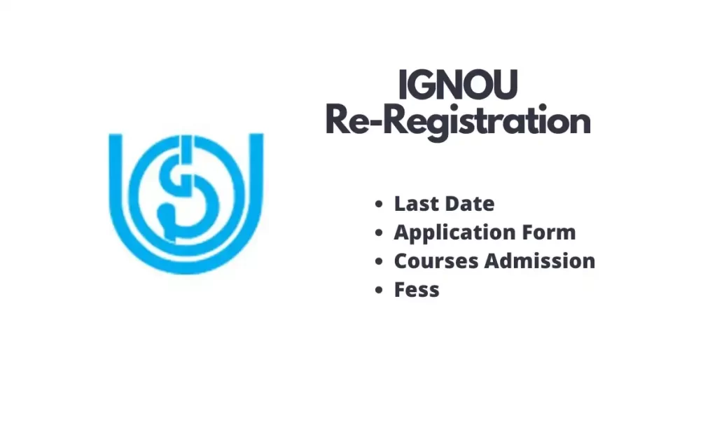 IGNOU Re-Registration