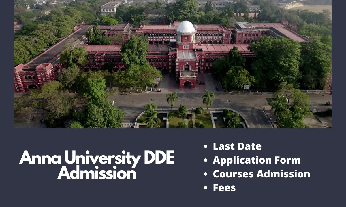 Anna University DDE Admission